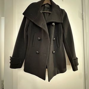 Aritzia Babaton Howell Short Double breasted cashmere/wool Peacoat
